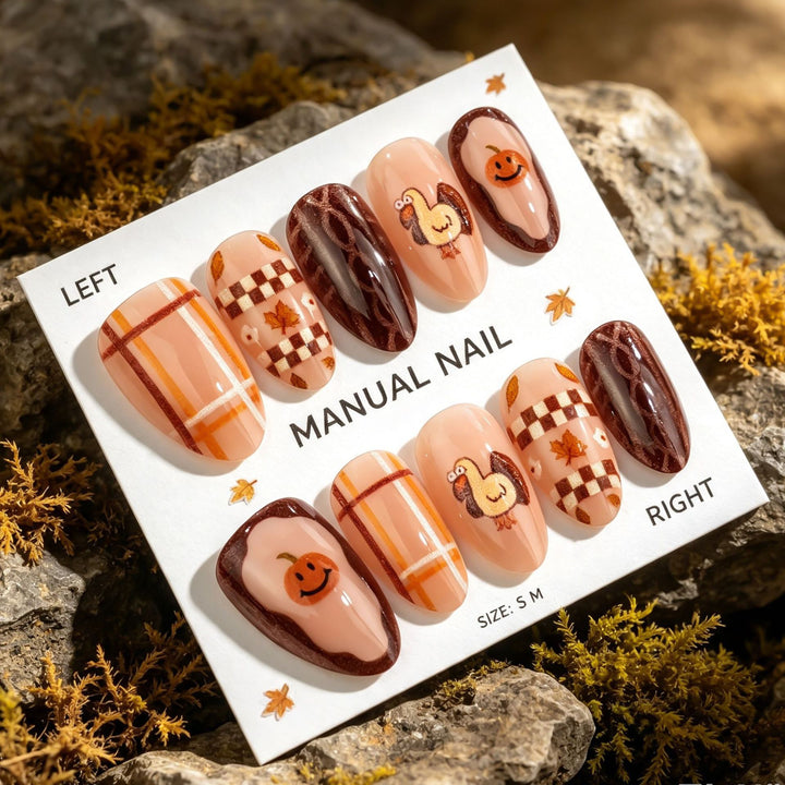Seasonal Decorative Nail Press-On Art