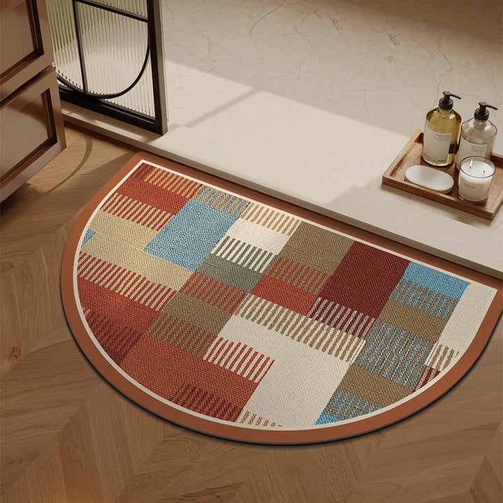 Plush Patterned Entrance Mat