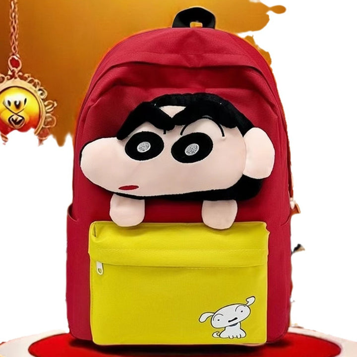 Plush backpack with character design Stornfield