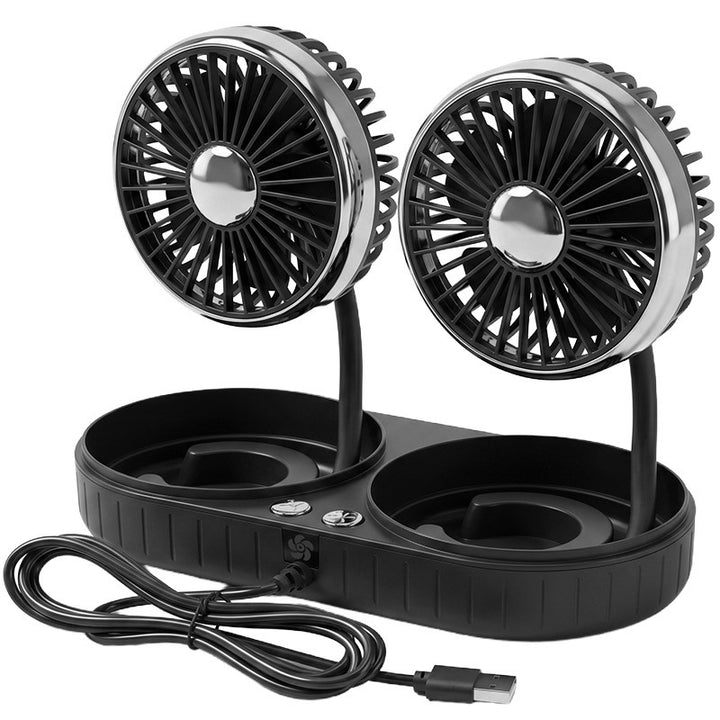 Flexible car fan with adjustable holder Stornfield