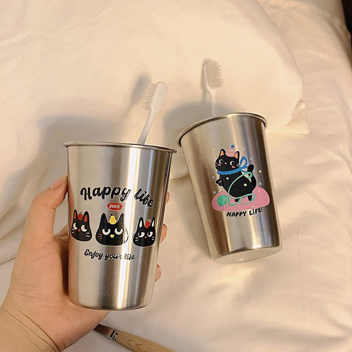 Stainless Steel Toothbrush Holder with Playful Animal Design Stornfield