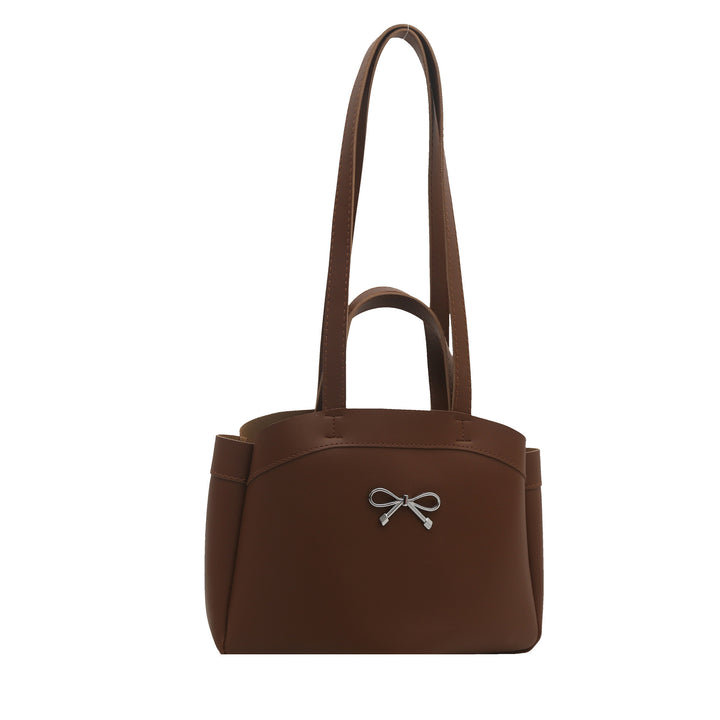 Elegant Bow Accent Handheld Tote Bag Stornfield