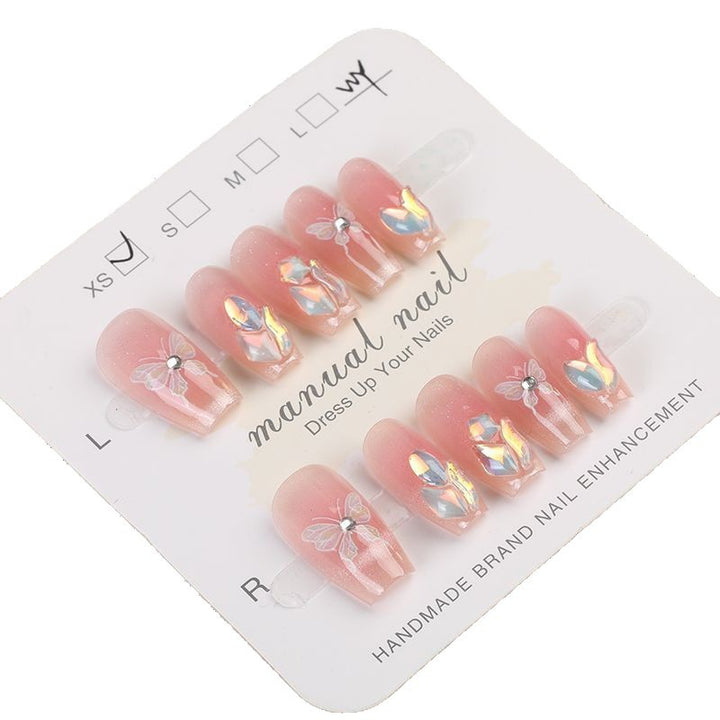 Elegant Decorative Press-On Nail Set Stornfield