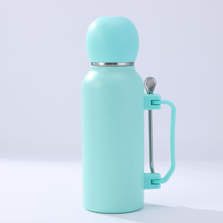 Women practical insulated bottle with integrated tea strainer Stornfield