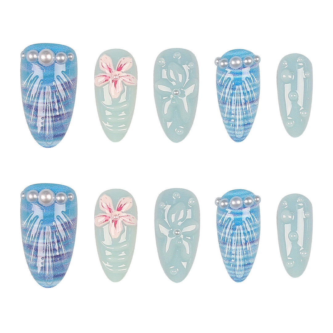 Artistic Tropical Nail Decor Set