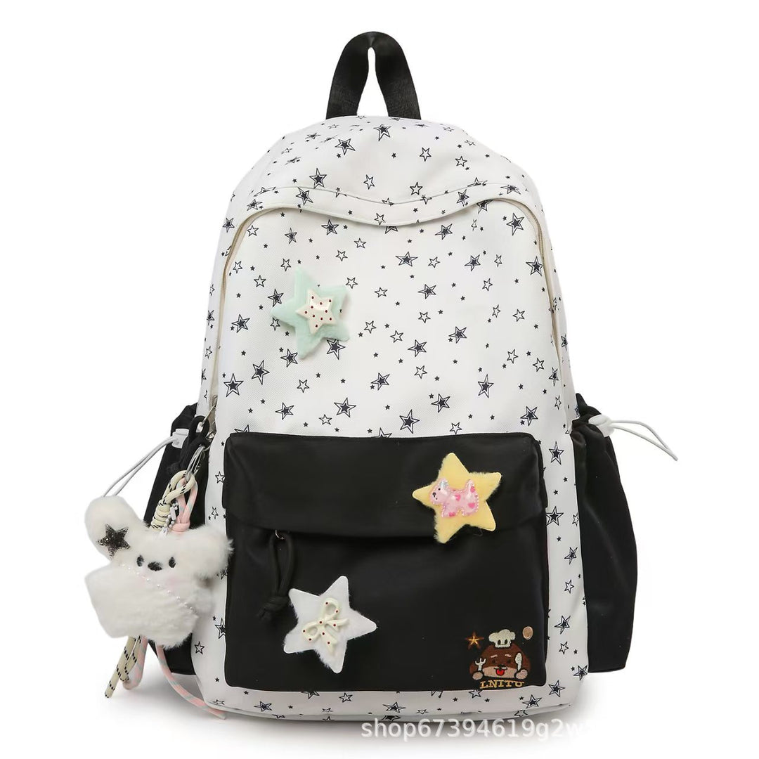 Star-themed Plush Backpack Stornfield