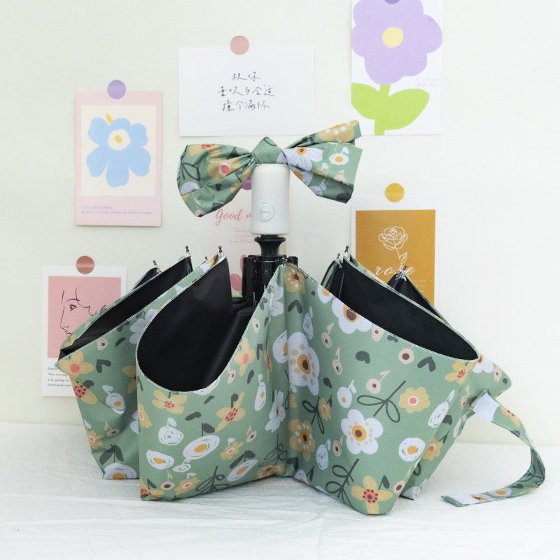 Women's Foldable Umbrella with Colorful Floral Patterns Stornfield