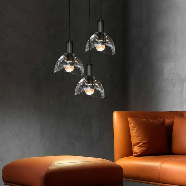 Modern Crystal Glass Pendant Light
