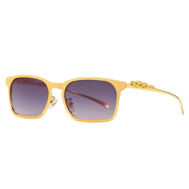 Women's fashionable oversized sunglasses with glamorous design and golden accents Stornfield