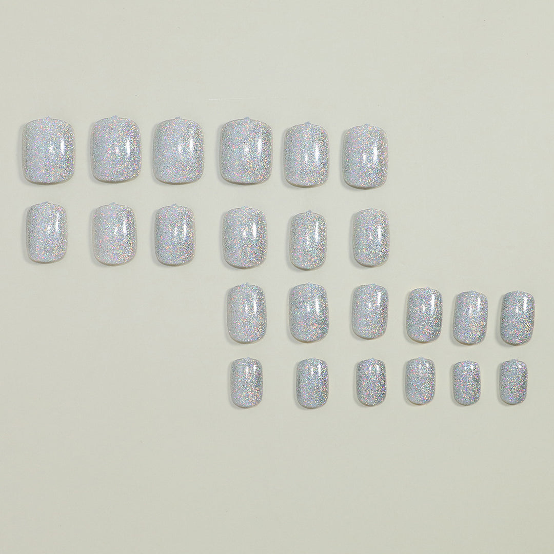 Glittering Press-On Nail Tips Stornfield