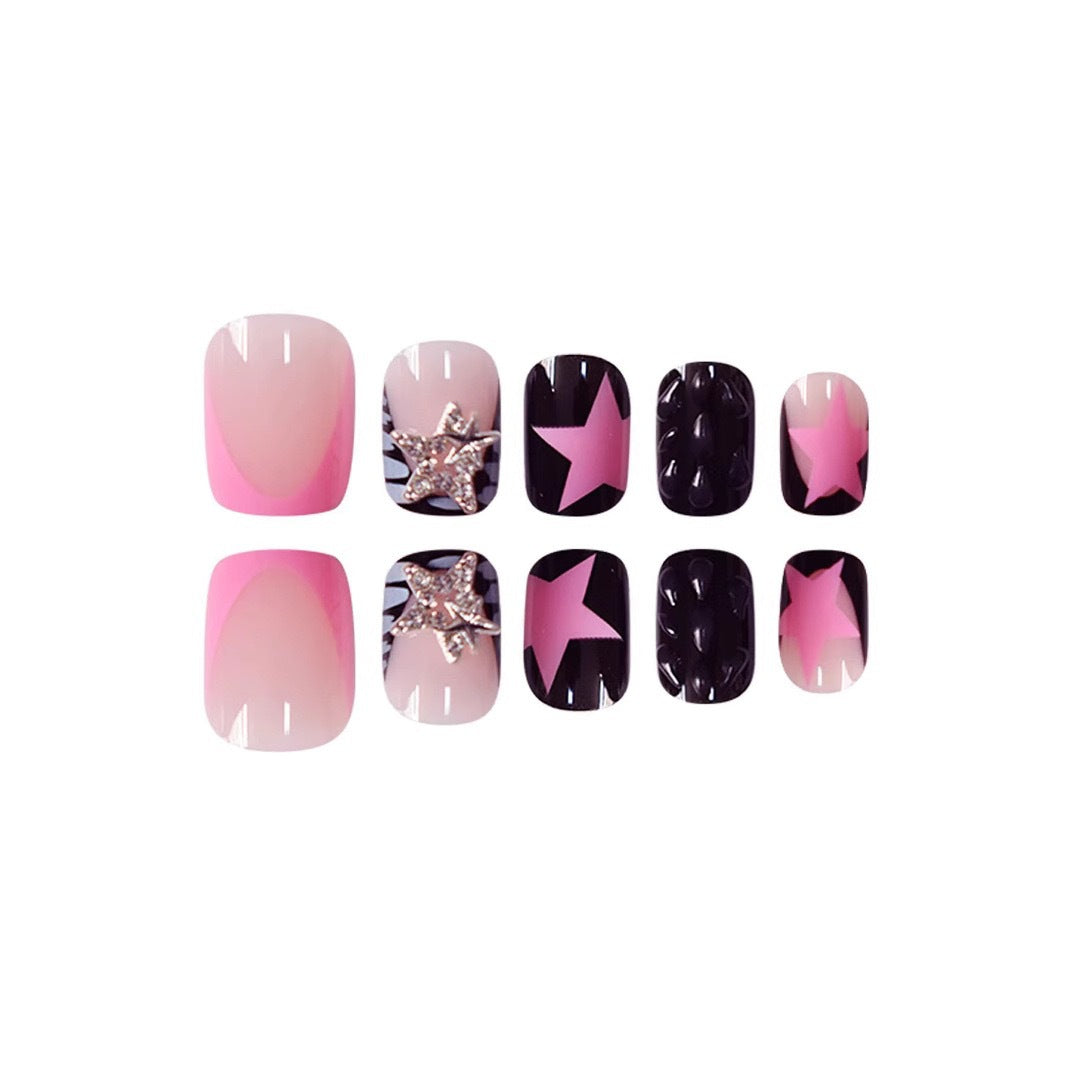 Decorative Press-On Nail Art Set Stornfield