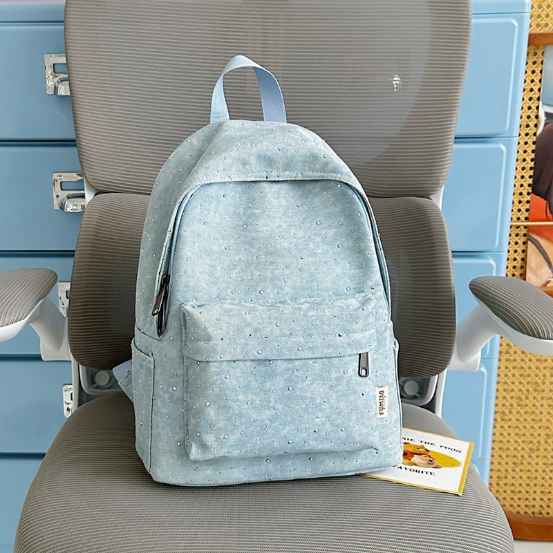 Casual Lightweight Backpack with Polka Dot Design Stornfield