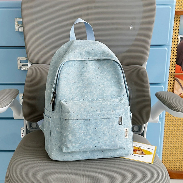 Casual Lightweight Backpack with Polka Dot Design Stornfield