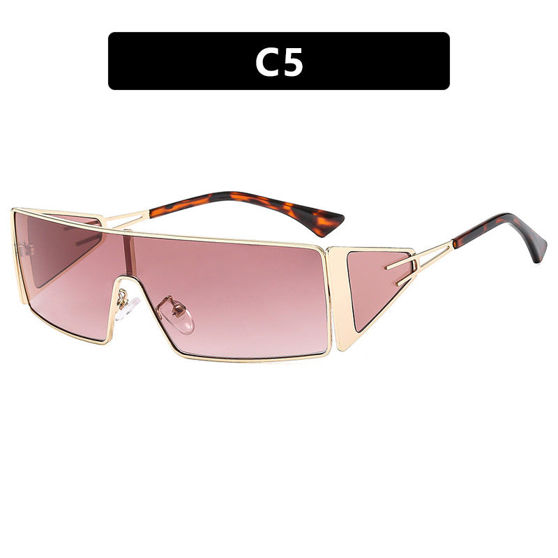 Women geometric sunglasses with futuristic design and durable frame Stornfield