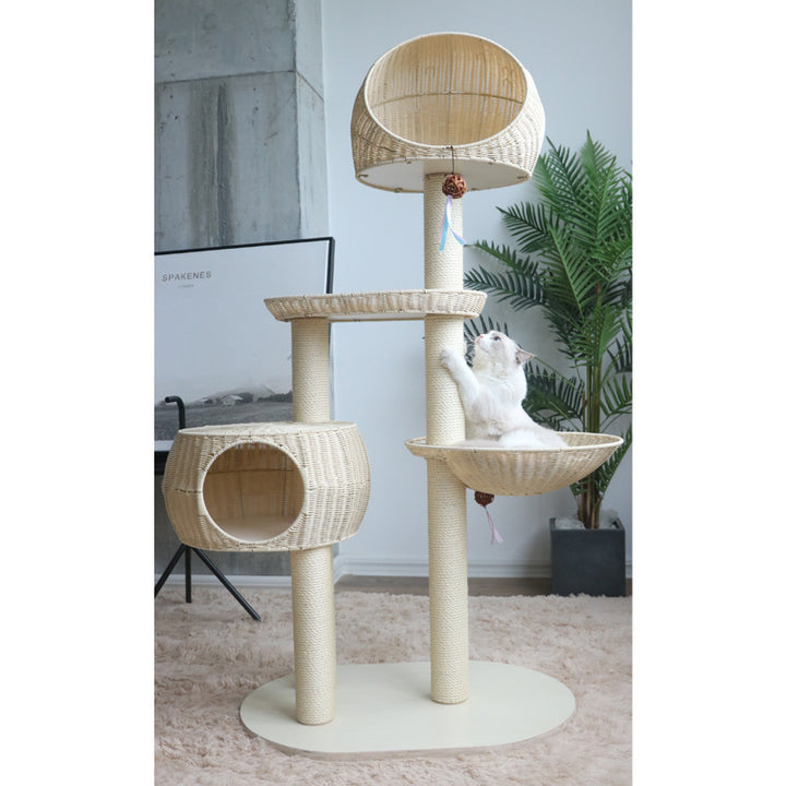 Cat tree made of natural material Stornfield