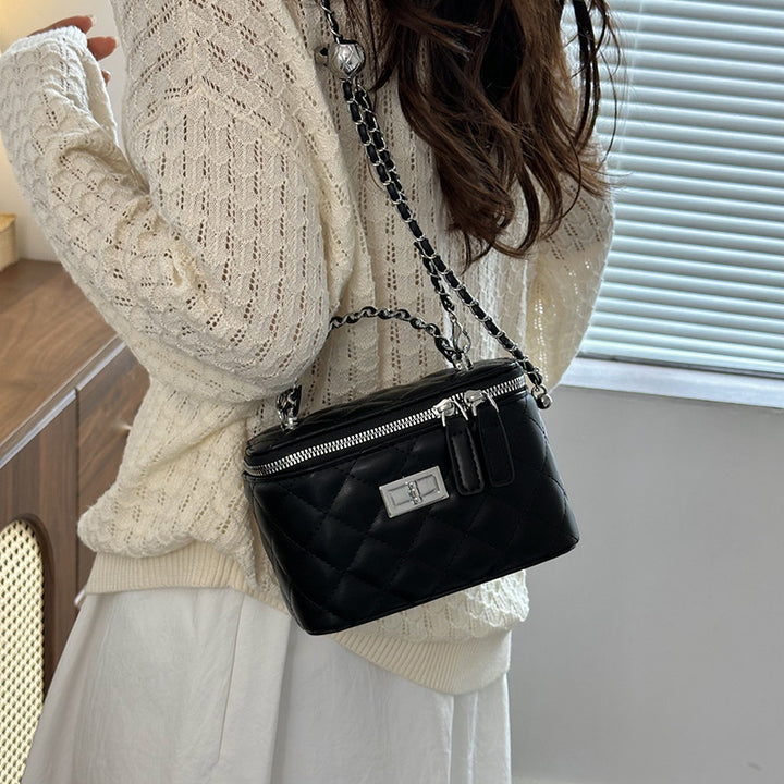 Quilted Mini Handheld Crossbody Bag