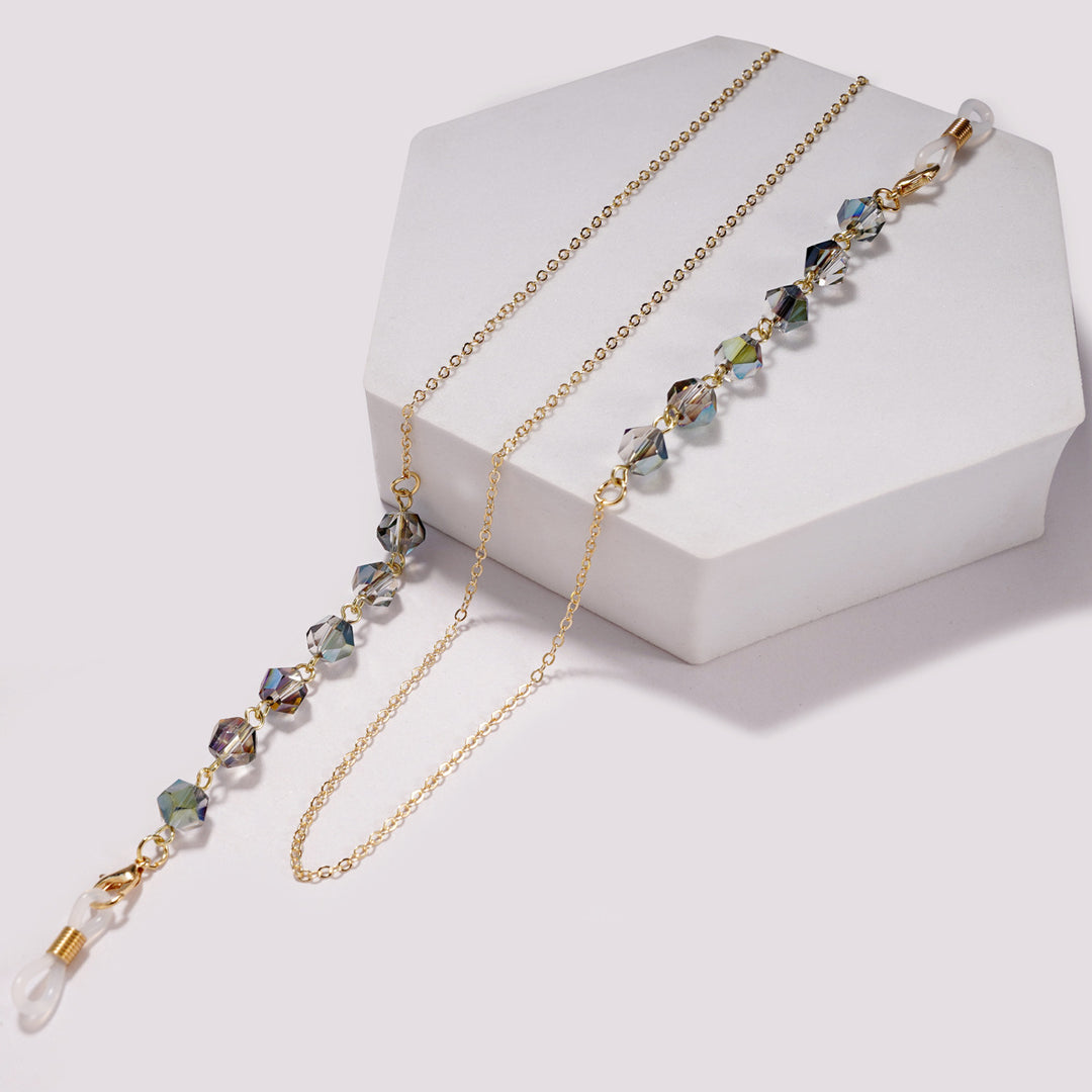 Elegant Crystal Beaded Glasses Chain Stornfield