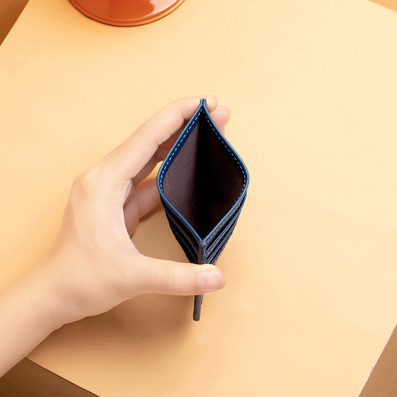 Woven Leather Card Holder Stornfield