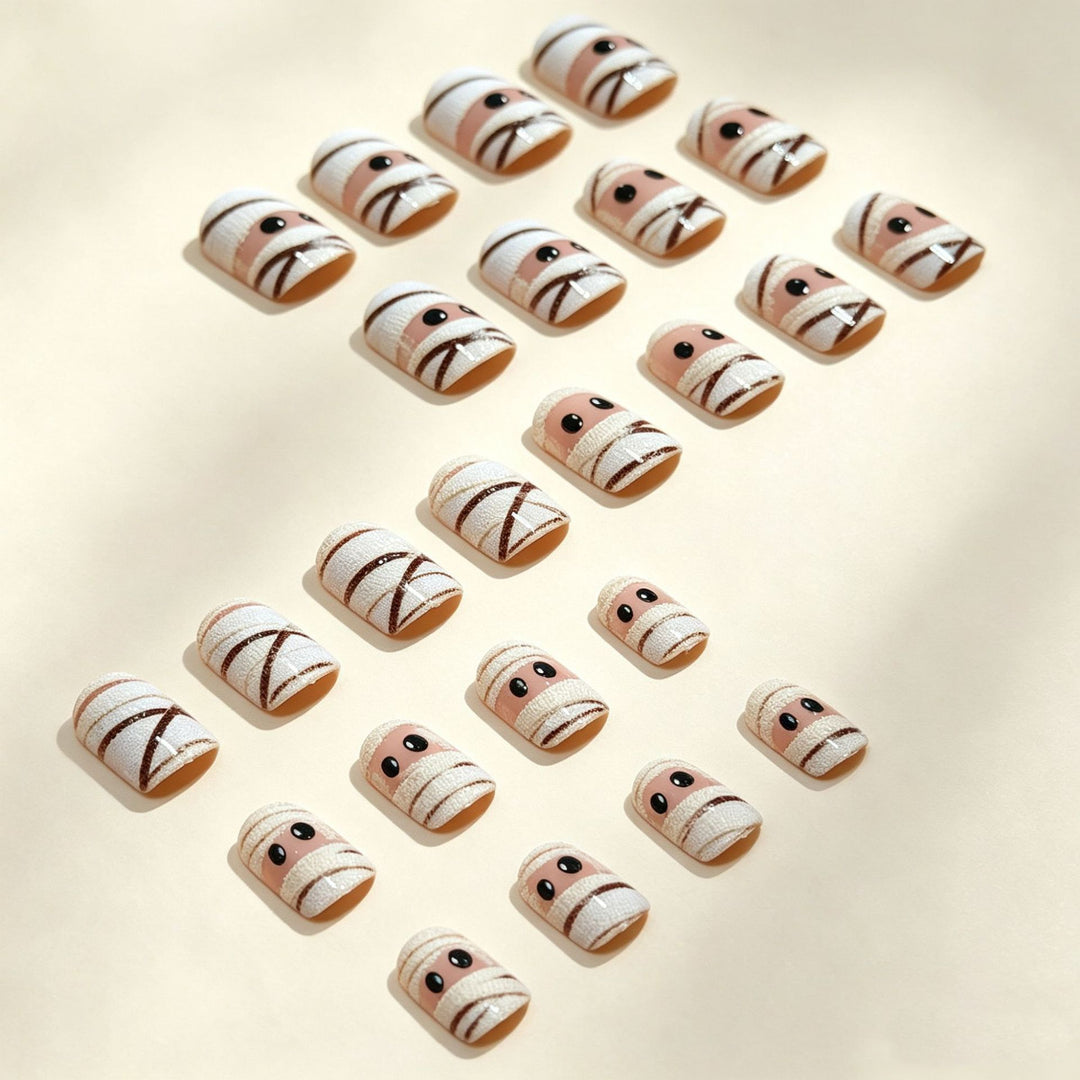 Halloween Themed Press-On Nail Design Stornfield
