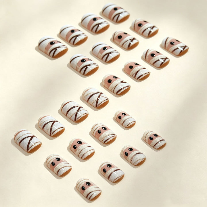 Halloween Themed Press-On Nail Design Stornfield