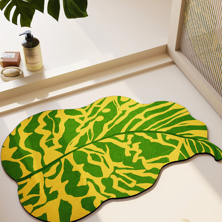 Playful Cartoon Animal Bath Mat