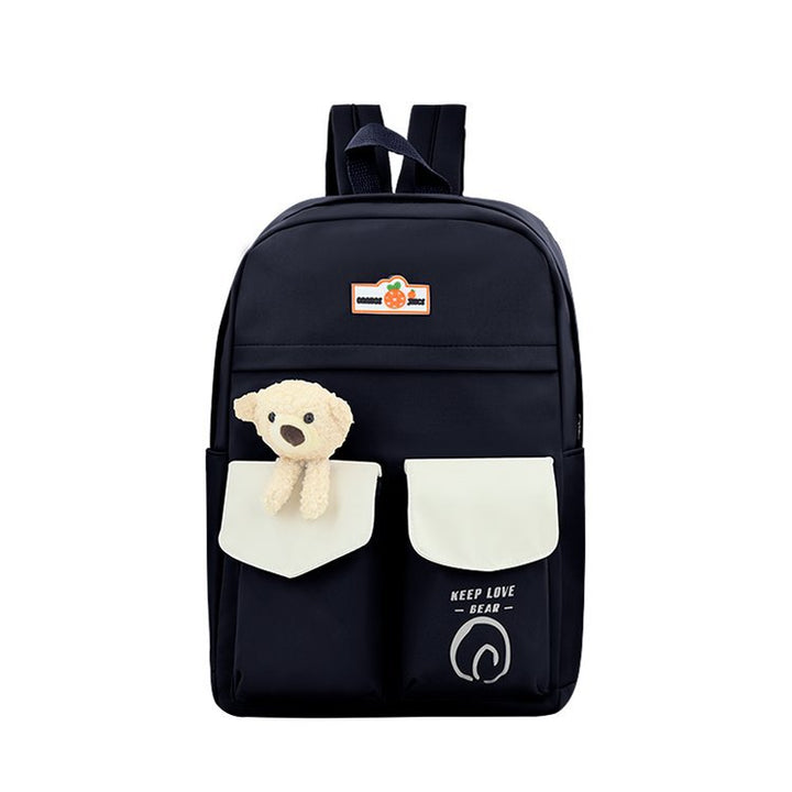 Cute Plush Bear-Themed School Backpack Stornfield