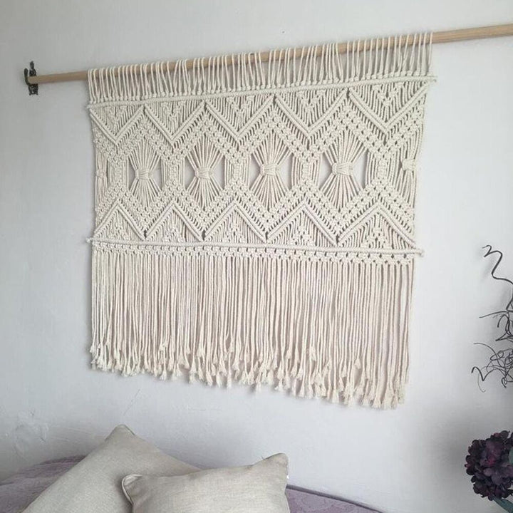 Macrame Wall Tapestry with Elegant Fringe Stornfield 1789210867