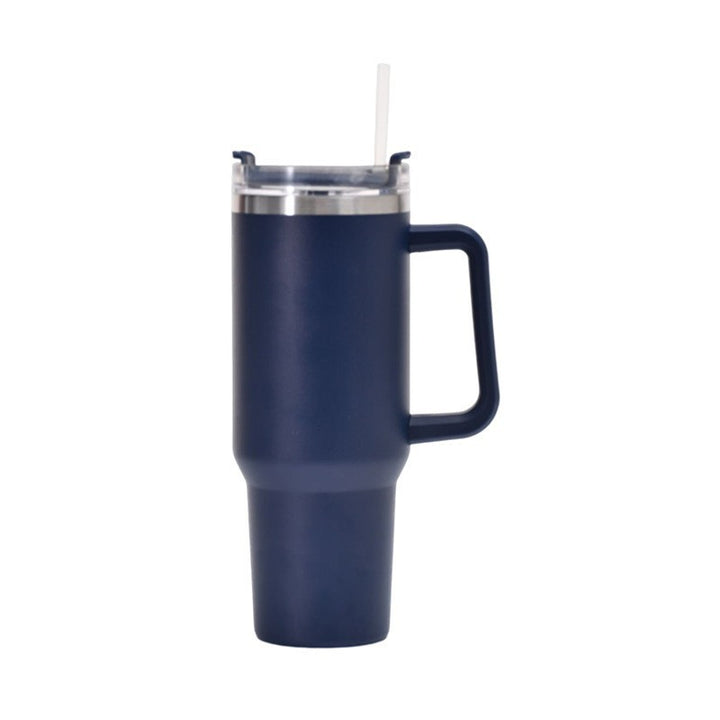 Women's insulated cup with straw and ergonomic handle Stornfield