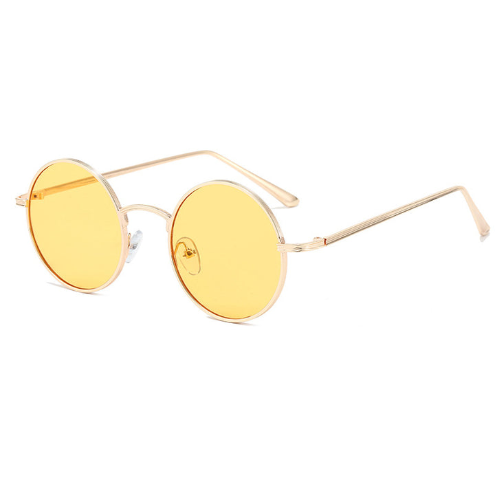 Ladies fashionable glasses with round lenses and fine metal frame Stornfield