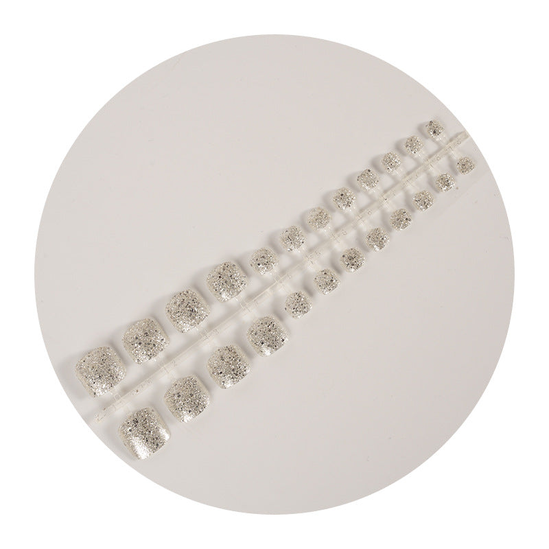 Premium Glittery Press-On Nail Kit Stornfield