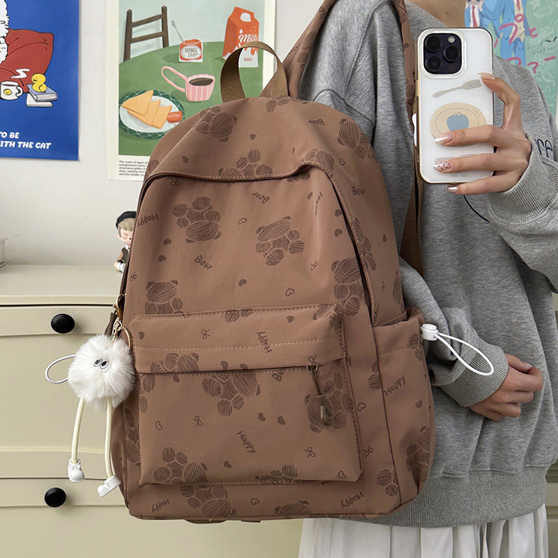 Backpack with Cute Paw Designs and Ergonomic Shoulder Straps Stornfield