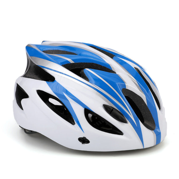 streamlined high-ventilation cycling helmet with micro-adjust retention and impact-absorbing liner Stornfield