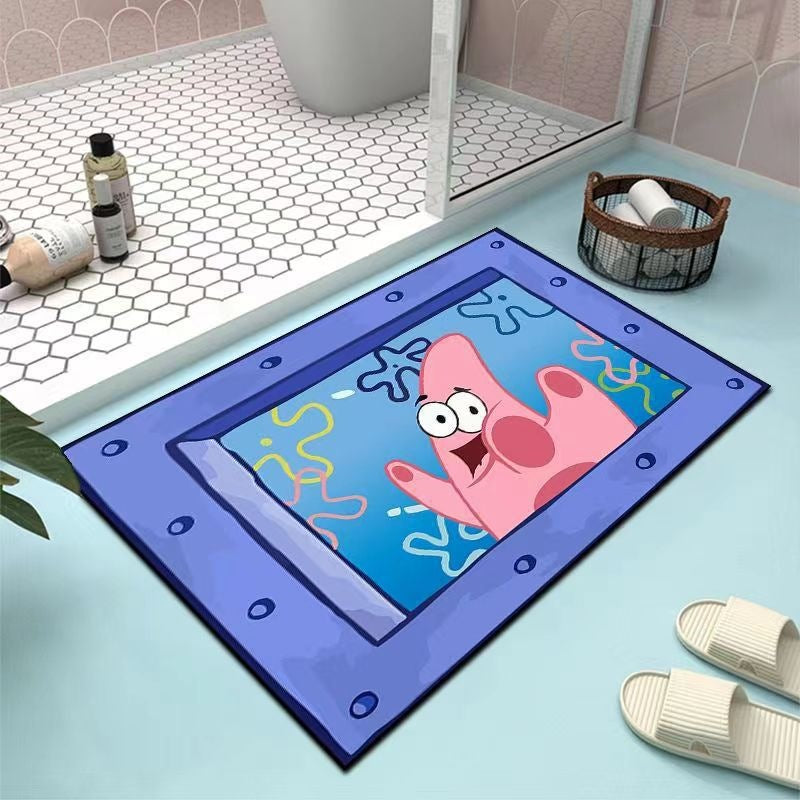 Cartoon Character Bath Mat for Home