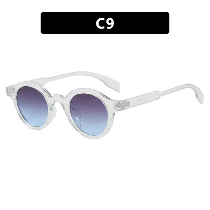 Women's fashionable round sunglasses with high-quality, flexible frame Stornfield