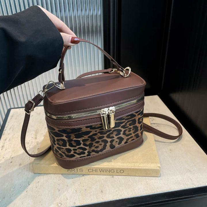 WoChic Leather and Fabric Crossbody Bag Stornfield