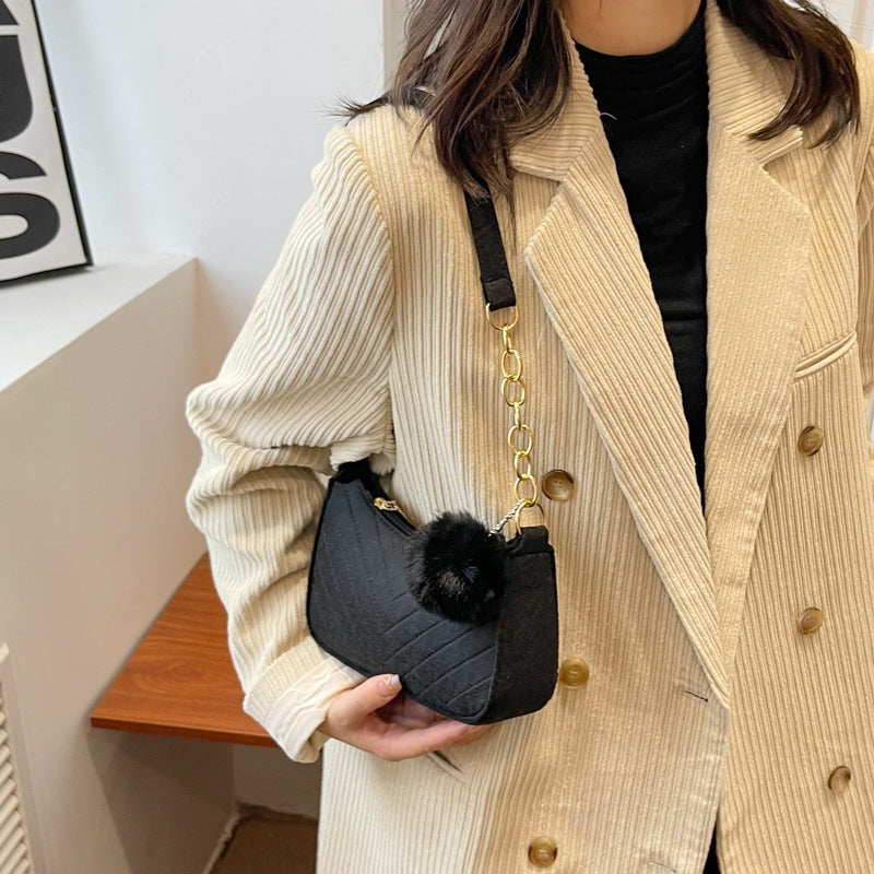 WoStylish Faux Fur Mini Handbag Stornfield