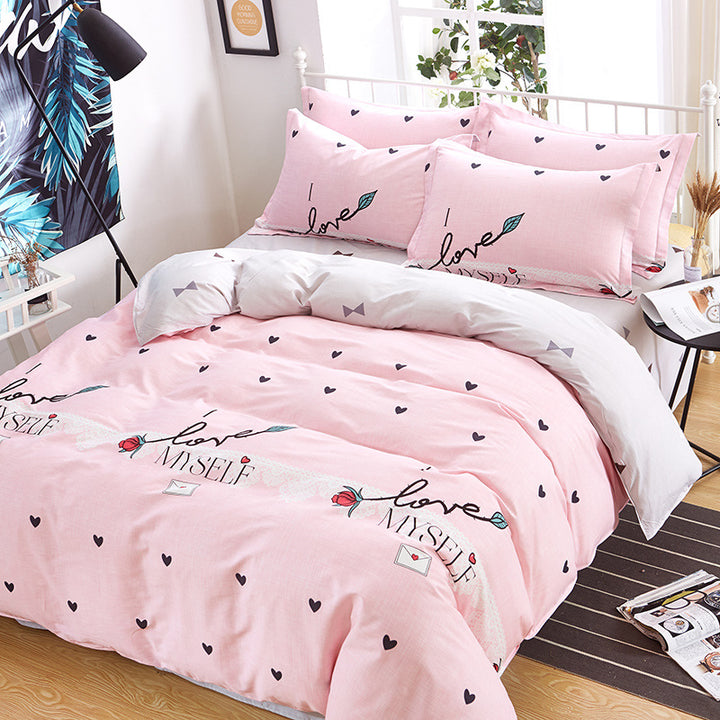 Playful Bear Checkered Comforter Set