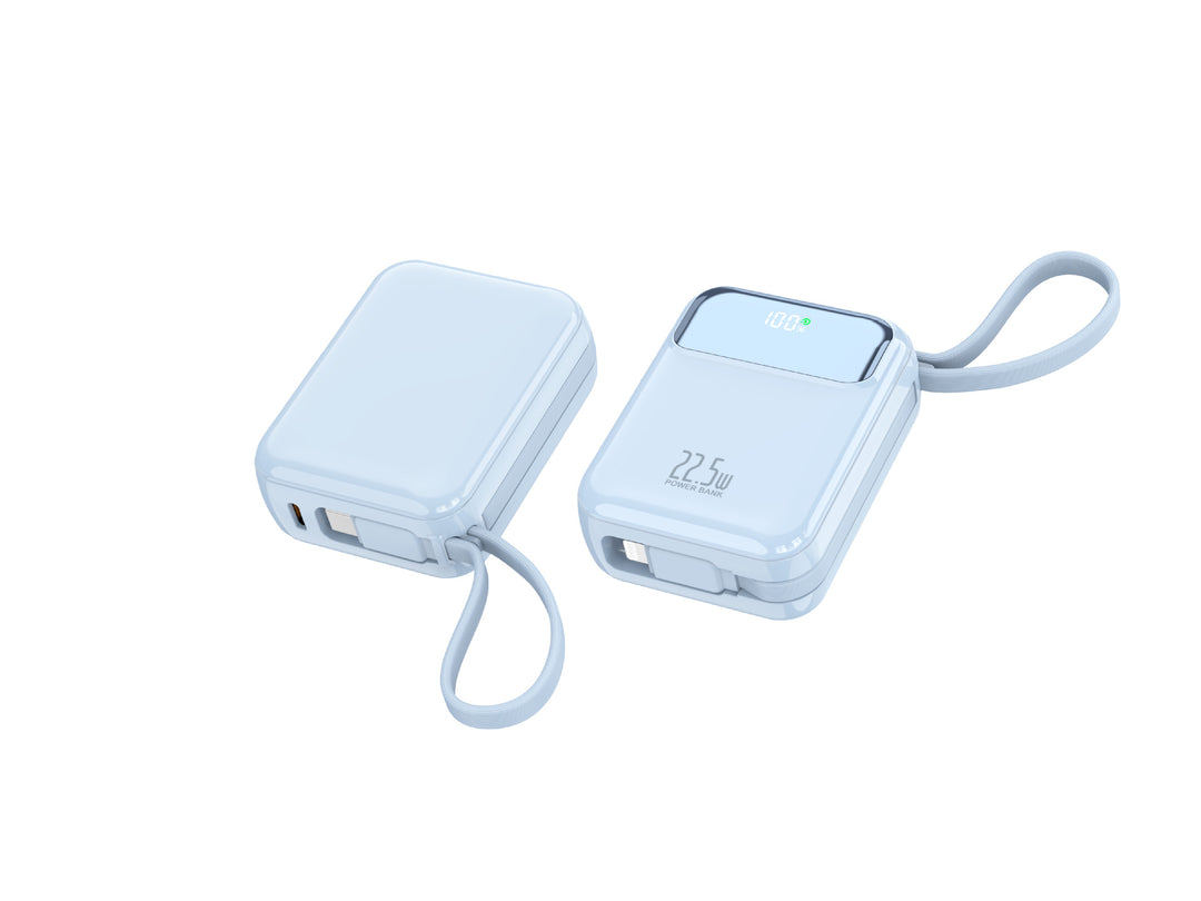 Compact power bank with multifunctional connection and digital charging display Stornfield
