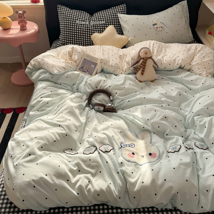 Children's Playful Bear-Themed Bedding Set