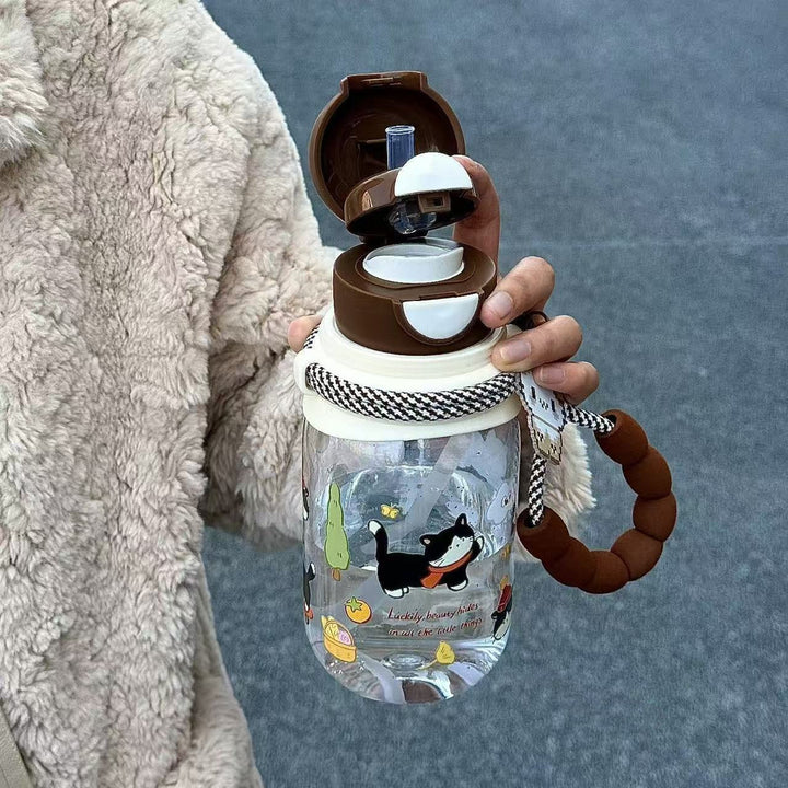Ladies Leakproof Drinking Bottle with Animal Motifs Stornfield