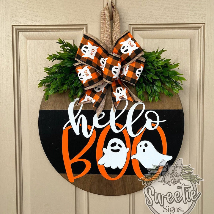 Halloween-Themed Welcome Sign