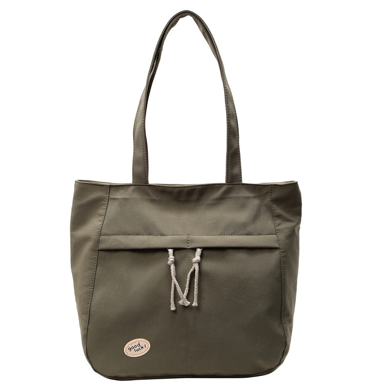 Casual Multi-Pocket Canvas Tote Bag Stornfield