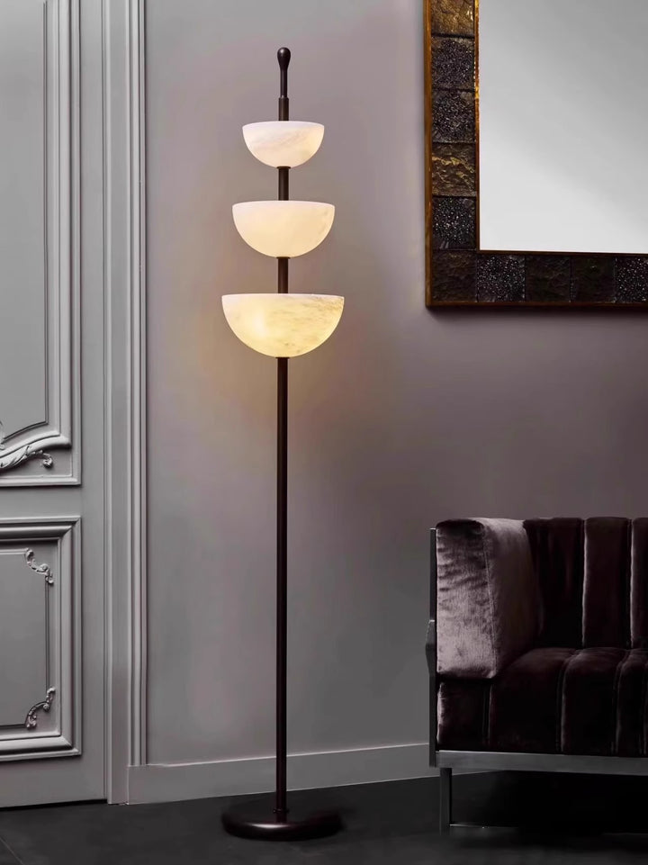 Artistic Alabaster Floor Lamp