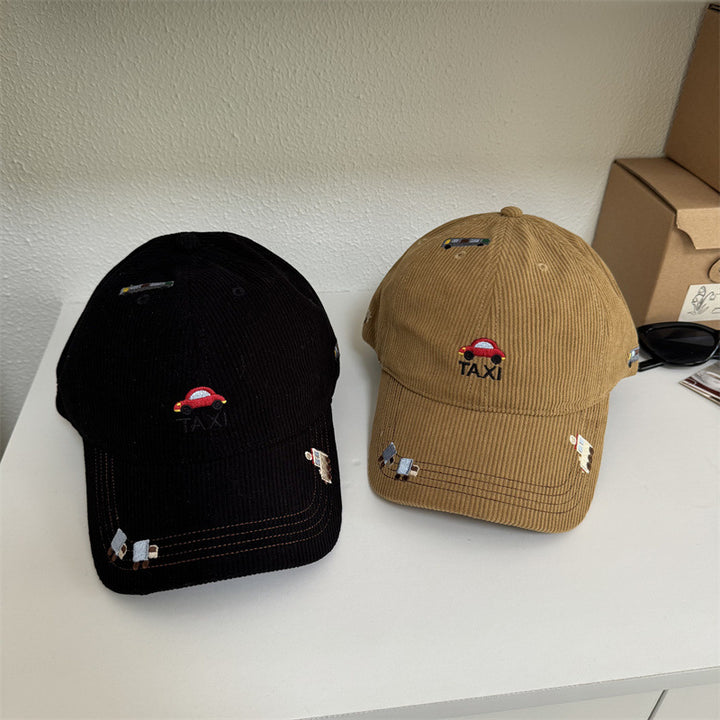 Men's Corduroy Taxi Embroidered Baseball Cap Stornfield