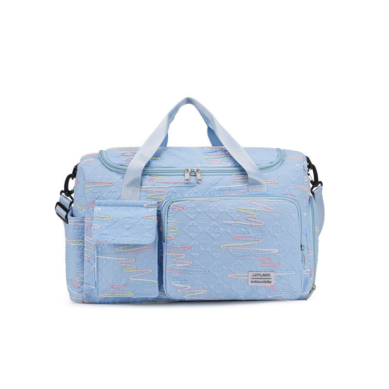 Stylish Quilted Gym Duffle Bag