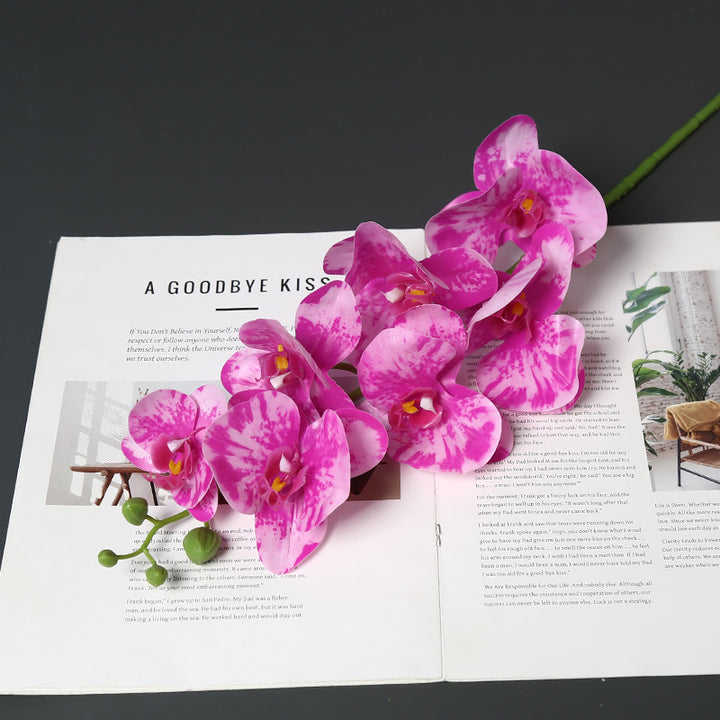 Realistic Faux Orchid Bouquet