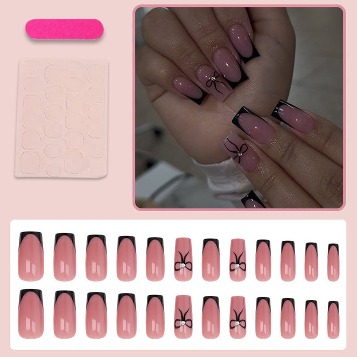 Acrylic nail set with elegant details Stornfield