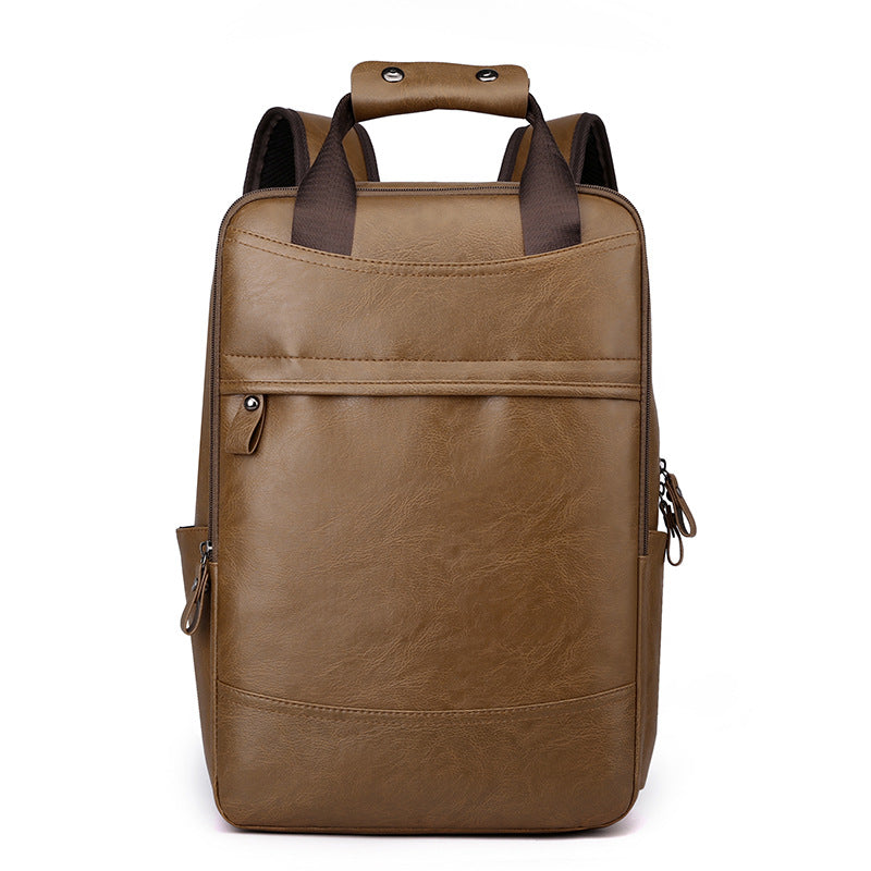 Professional Leather Laptop Backpack Stornfield
