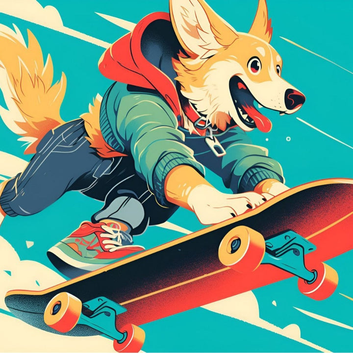Unicorn-Themed Graphic Skateboard Stornfield