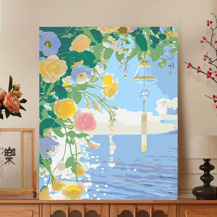 Floral Impressionist Canvas Art Print Stornfield